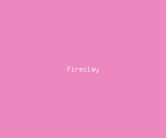 fireclay meaning, definitions, synonyms