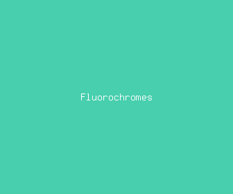 fluorochromes meaning, definitions, synonyms