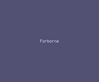 forborne meaning, definitions, synonyms