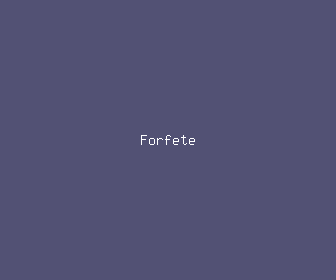 forfete meaning, definitions, synonyms