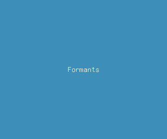 formants meaning, definitions, synonyms