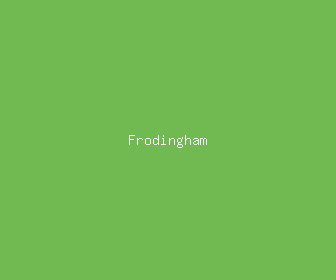 frodingham meaning, definitions, synonyms