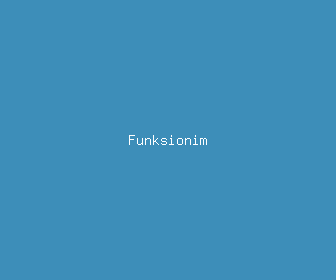 funksionim meaning, definitions, synonyms