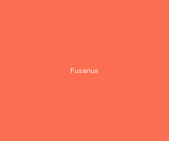 fusanus meaning, definitions, synonyms