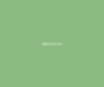 galitsin meaning, definitions, synonyms