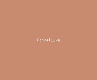 garretlike meaning, definitions, synonyms