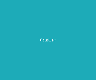 gaudier meaning, definitions, synonyms