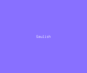 gaulish meaning, definitions, synonyms