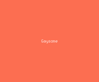gaysome meaning, definitions, synonyms
