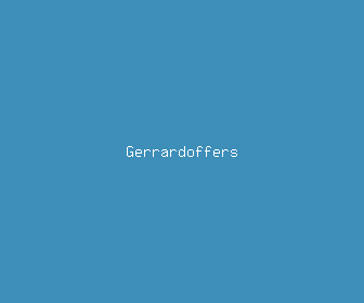 gerrardoffers meaning, definitions, synonyms