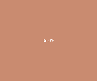 gnaff meaning, definitions, synonyms