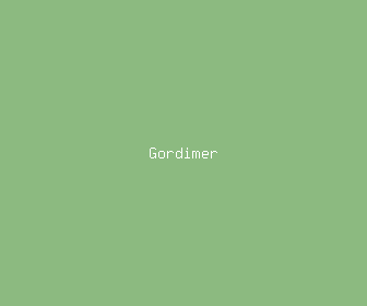 gordimer meaning, definitions, synonyms