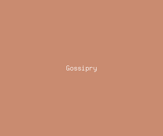 gossipry meaning, definitions, synonyms
