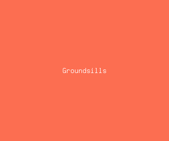 groundsills meaning, definitions, synonyms