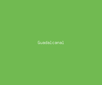 guadalcanal meaning, definitions, synonyms