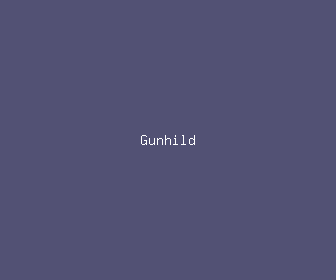 gunhild meaning, definitions, synonyms