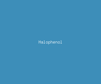halophenol meaning, definitions, synonyms
