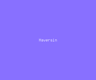 haversin meaning, definitions, synonyms