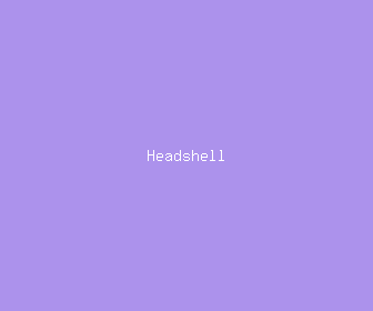 headshell meaning, definitions, synonyms