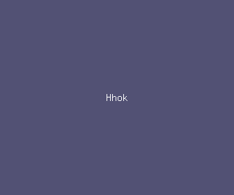 hhok meaning, definitions, synonyms