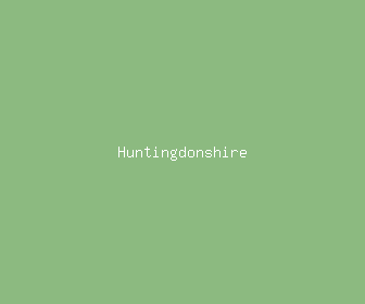 huntingdonshire meaning, definitions, synonyms