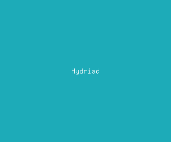 hydriad meaning, definitions, synonyms