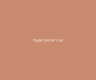 hyperpolarize meaning, definitions, synonyms