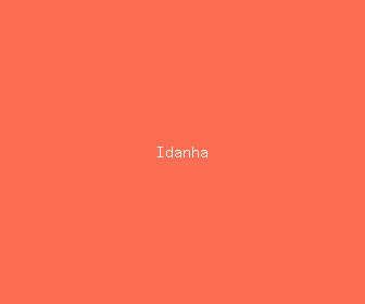 idanha meaning, definitions, synonyms