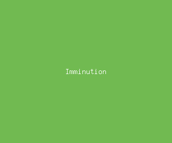 imminution meaning, definitions, synonyms