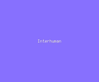 interhuman meaning, definitions, synonyms