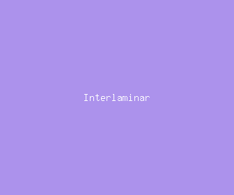 interlaminar meaning, definitions, synonyms