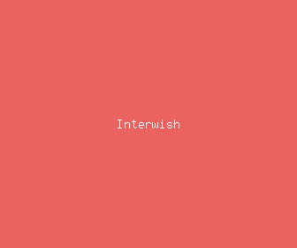 interwish meaning, definitions, synonyms