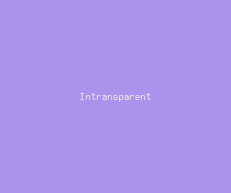 intransparent meaning, definitions, synonyms