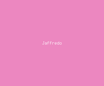 jaffredo meaning, definitions, synonyms