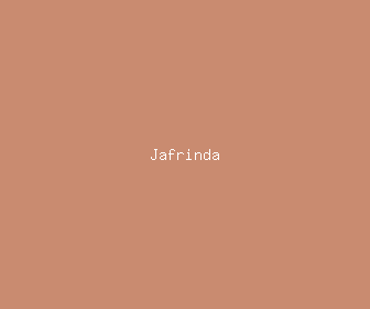 jafrinda meaning, definitions, synonyms
