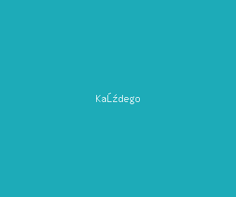 każdego meaning, definitions, synonyms