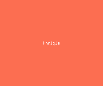 khalqis meaning, definitions, synonyms