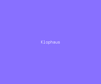 klophaus meaning, definitions, synonyms