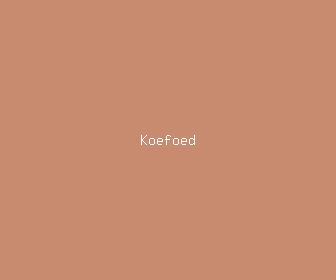 koefoed meaning, definitions, synonyms