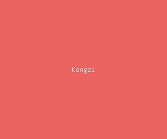 kongzi meaning, definitions, synonyms