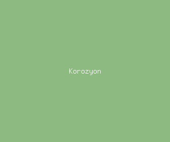 korozyon meaning, definitions, synonyms