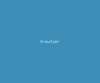 kreutzer meaning, definitions, synonyms