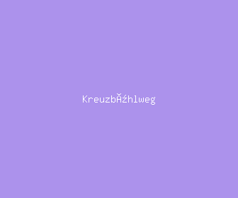 kreuzbühlweg meaning, definitions, synonyms