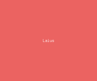 laius meaning, definitions, synonyms