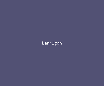 larrigan meaning, definitions, synonyms