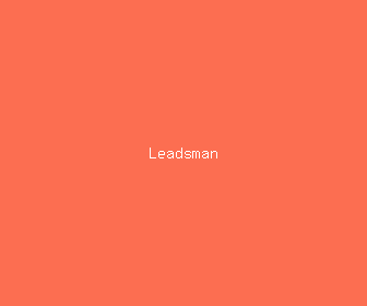 leadsman meaning, definitions, synonyms