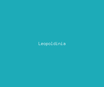 leopoldinia meaning, definitions, synonyms