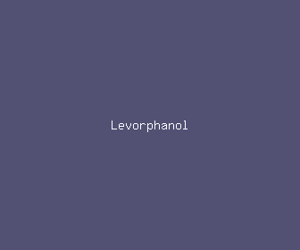 levorphanol meaning, definitions, synonyms