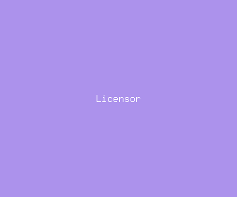 licensor meaning, definitions, synonyms