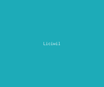 liciwil meaning, definitions, synonyms